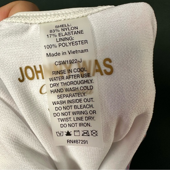 Johnny Was Dreamer One Piece Bathingsuit Womens XXL Floral Summer Swim Wear - Picture 10 of 11